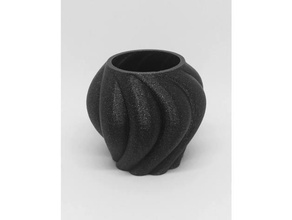 twist vase décor 3d print model - Mito3D