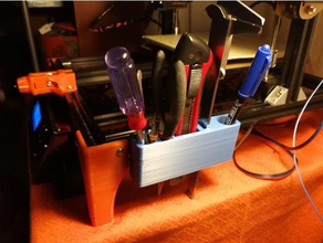 20x20 rail tool holder holders & boxes tools tronxy x3 3d print model - Mito3D