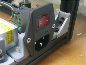 2020 iec fuse switch compact mount 3d printer parts power 3d print model - Mito3D