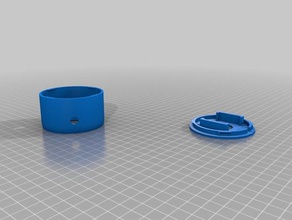 pir sensor box seiling - flush mount 3d printing 3d print model - Mito3D