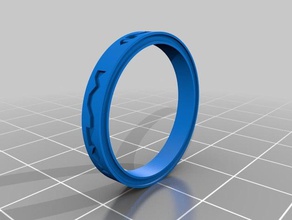 rings - simple geometry 1 ring wearable 3d print model - Mito3D