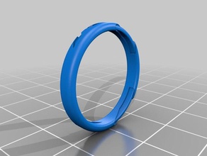 ring - futuristic rings future wearable 3d print model - Mito3D