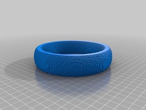 3d slash one ring dice bowl 3d print model - Mito3D