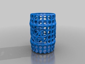paperbin containers barrel biohazard desktop 3d print model - Mito3D