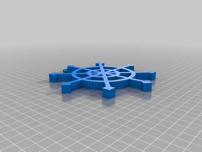 blocks cad snowflake blockscadsnowflake 3d printing 3d print model - Mito3D