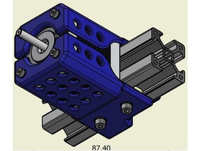 staffa nema17 48mm pro estruso 3030 3d-Drucker Teile 3d print model - Mito3D