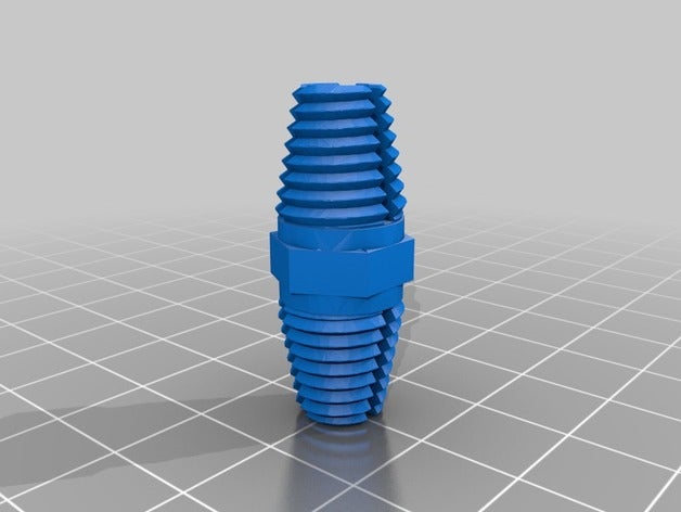 taraflı bowden havagazı boru bağlantı - iki 3d yazıcı aksesuarları elemanı bağlaştırıcı 3D print model - Mito3D