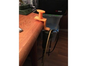 proxxon table holder tool holders & boxes bolt clamp dremel 3d print model - Mito3D