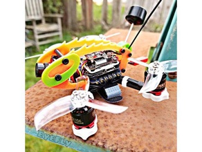 yan plakalar gt-r90 remix diatone yedek parça drone gt r90 plaka dört quadcopter 3d print model - Mito3D