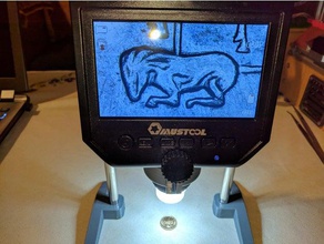 xsc g600 mustool portable digital Mikroskop stand diy 3d print model - Mito3D
