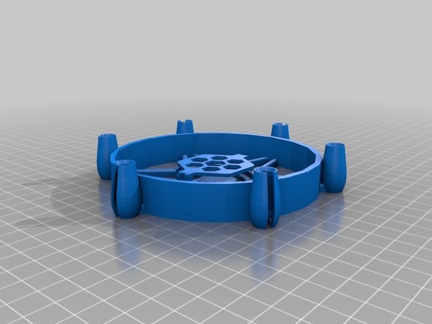 hex drone mod A impressão 3d 3D print model - Mito3D
