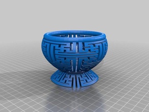 copa inspirado hanói decoração 3d print model - Mito3D
