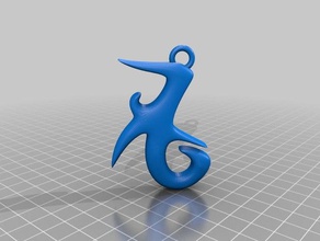 runestone pedante de la moda runa 3d print model - Mito3D