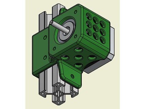 staffa nema 17 48 mm estruso 3030 3d-Drucker Teile 3d print model - Mito3D