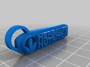 herbalife keychain keychains 3d print model - Mito3D