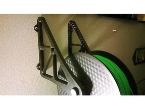 wall filament spool holder 3d printer accessories 3d print model - Mito3D