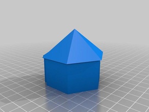 hagrid's hut monopoly piece diy 3d print model - Mito3D
