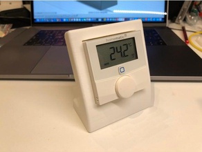 homematic table desk stand tischaufsteller electronics ip thermometer thermostat 3d print model - Mito3D
