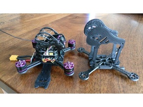 lizard95 - runcam split mini monte r c vehículos drone eachine lagarto 95 multirotor 3d print model - Mito3D