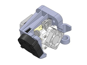 e3d titan aero desteğini cr-10 3d yazıcı parçaları creality cr10 yanı başında 3d print model - Mito3D