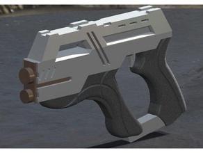 m-6 carnifex mano cannone oggetti di scena la pistola mass effect 3d print model - Mito3D
