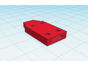 8mm led strip strain relief electronics cap 3d print model - Mito3D