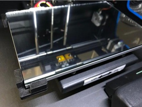 qidi tech 1 bardak yatak köşe parantez 3d yazıcı aksesuarları 3d print model - Mito3D