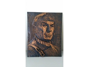 spock art 3d ritratto il signor startrek 3d print model - Mito3D