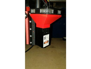 soporte ventilador de laser Impressora 3d acessórios cnc lasercut corte a 3d print model - Mito3D