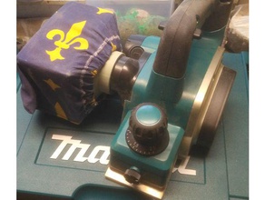 makita dkp180 sac à poussière pièces de la collecteur 3d print model - Mito3D