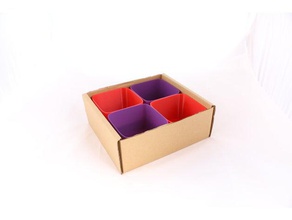 spool carton box organizer containers container 3d print model - Mito3D