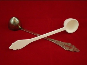 tea portion spoon kitchen & dining 3d print model - Mito3D