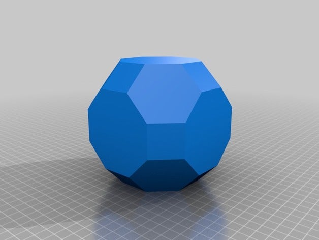 cuboctohedran arte da matemática 3D print model - Mito3D