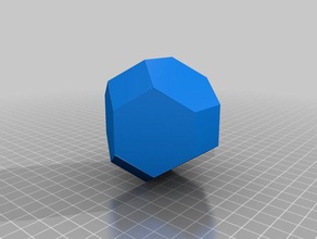 in Scheiben geschnitten octohedron Mathe-Kunst 3d print model - Mito3D