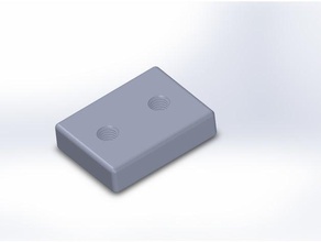 nozzle box tray case 1x2 3d printer accessories holder storage 3d print model - Mito3D