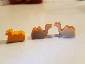 chameau meeple ca-meeple jeux à dos de 3d print model - Mito3D