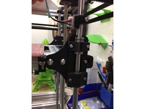 hypercube z carriage remix 3d printer parts 3d print model - Mito3D