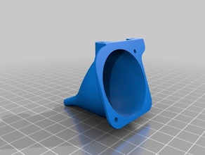 balco cooling duct - updated 3d printer parts 3d print model - Mito3D