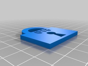 keychain 1 Schlüsselanhänger 3d print model - Mito3D