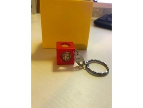 llavero cubo keychains 3d print model - Mito3D