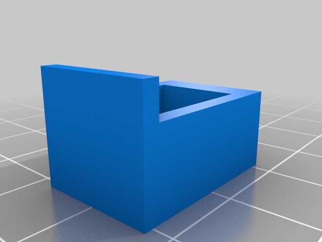 sauder suporte de dobradiça do armário necessidades perfurados partes 3d barra 3D print model - Mito3D
