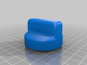 banheira de hidromassagem intervalo botão cozinha e sala jantar knob fogão 3d print model - Mito3D