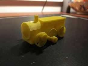 con il treno giochi e giocattoli auto modello di a vapore giocattolo cosa utile 3d print model - Mito3D
