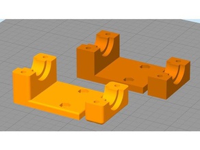 monoprice mp-wählen Sie mini-e3d-hotend-adapter - filetiert remix 3d-Drucker-Extrudern 3d print model - Mito3D