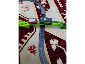 thomas trackmaster & wooden road connection 3d printing friends train 3d print model - Mito3D