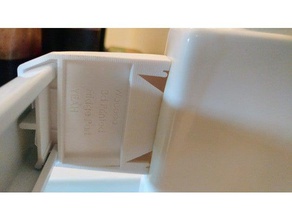 frigidaire refrigerator door shelf clip kitchen & dining 3d print model - Mito3D