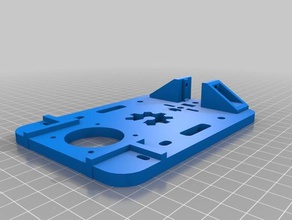 acro system y axis beefed up integrated 90 deg brackets parts laser openbuilds 3d print model - Mito3D
