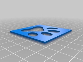 bone paw shapes art tools model shape 3d print model - Mito3D