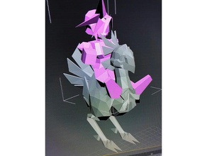 cloud de final fantasy chocobo les jeux vidéo 3d print model - Mito3D