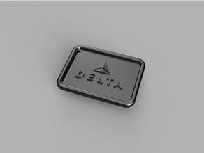 delta belt buckle accessories 3d print model - Mito3D
